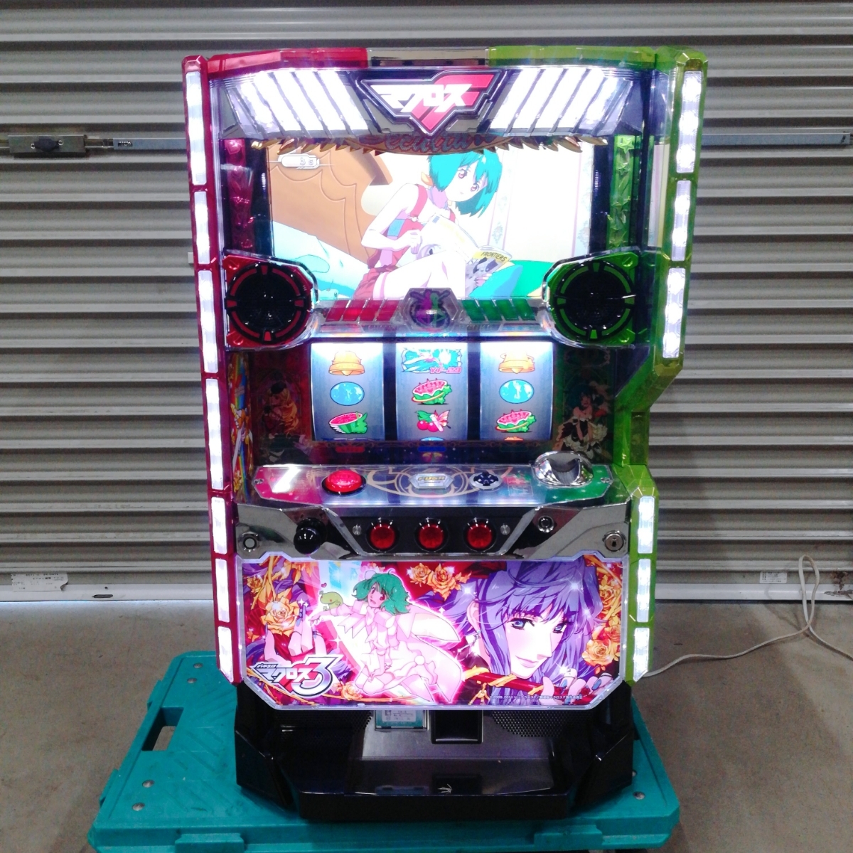 パチスロ実機 マクロスフロンティア2 BL Bonus Live ver コイン不要機