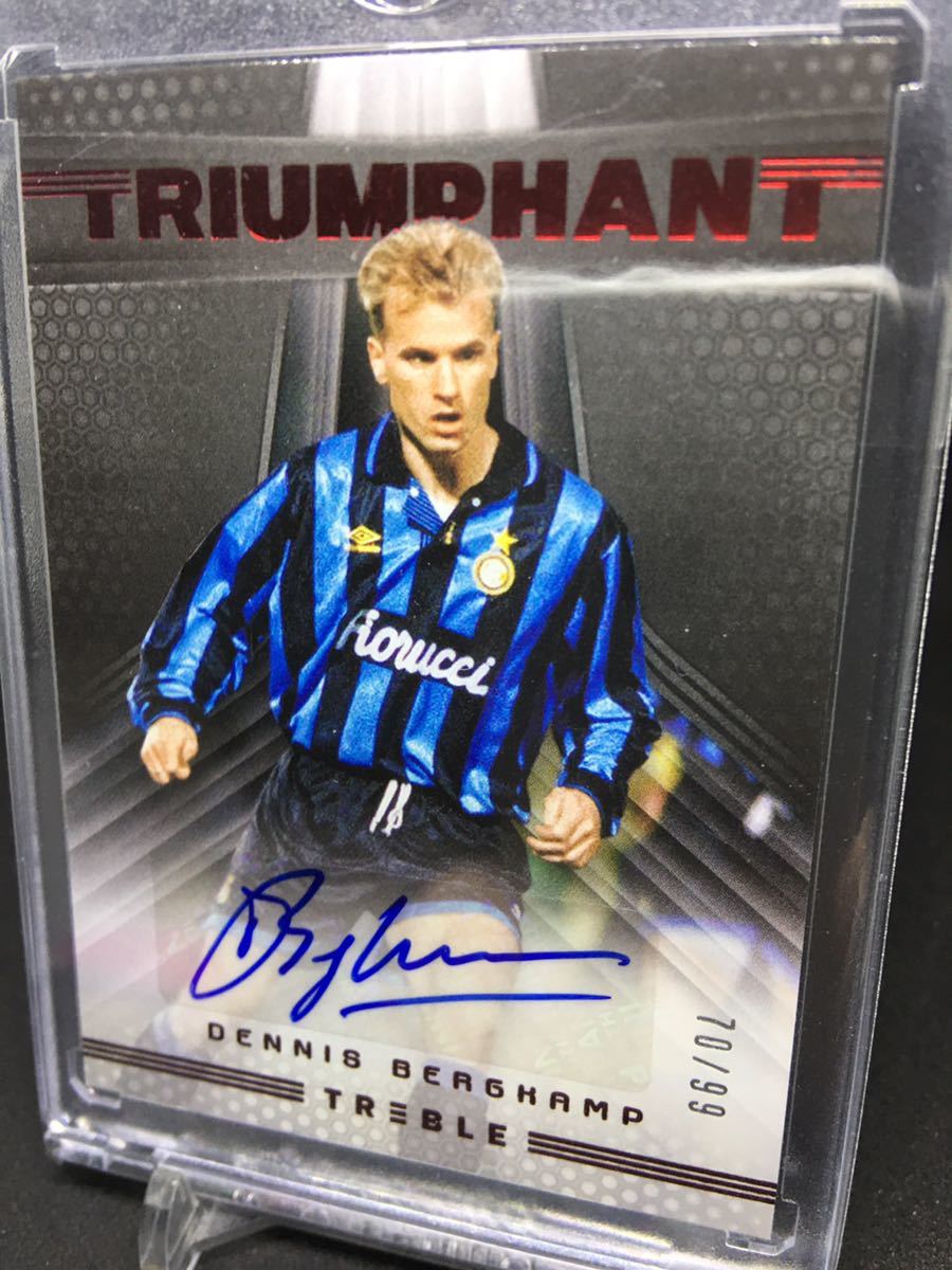 デニス・ベルカンプ 直筆サイン入りフォト額入り ベルカンプ＆アンリ