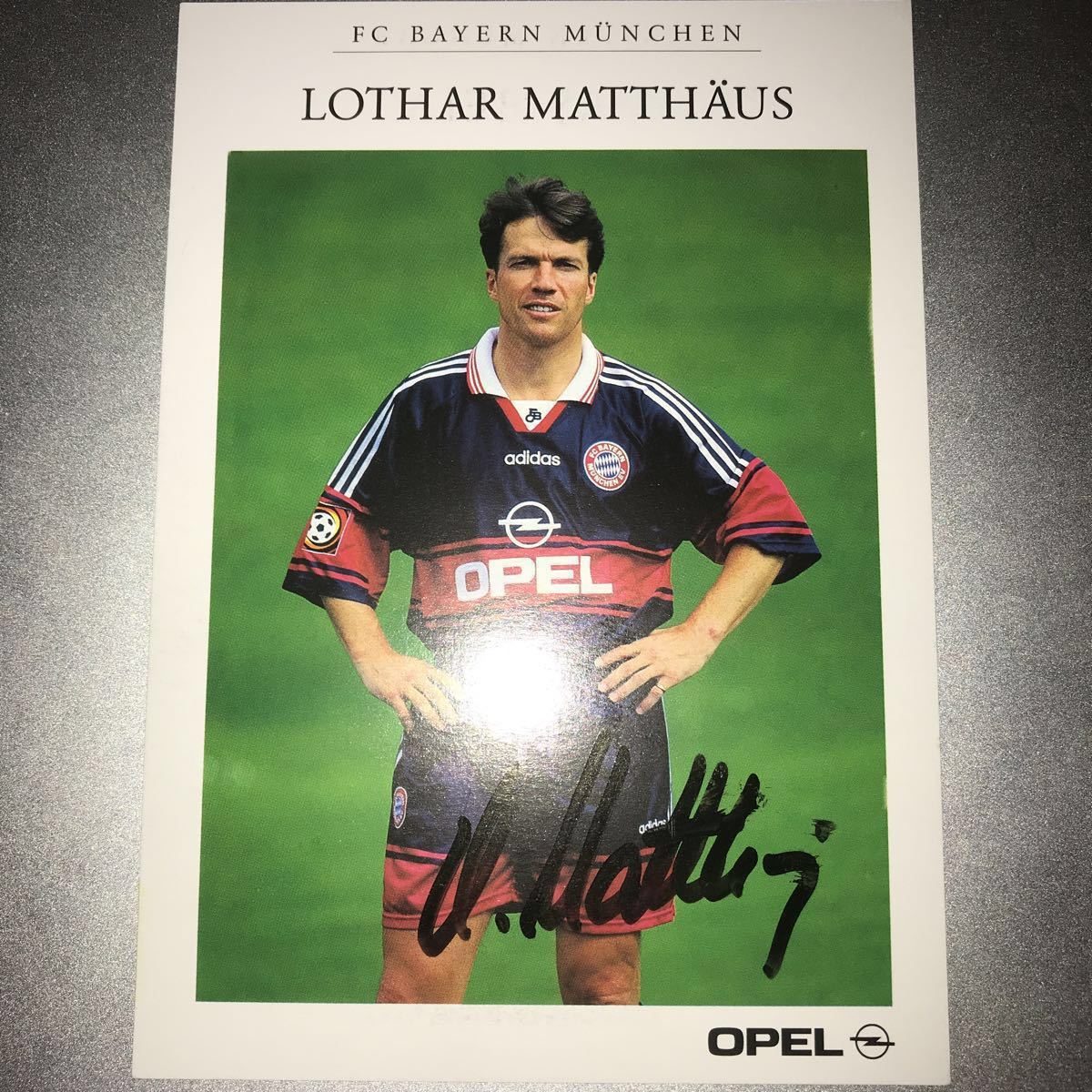 直筆サイン入りユニフォーム ローター・マテウス ドイツ代表 サッカー