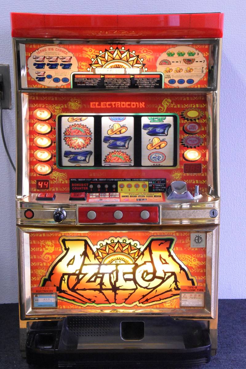 初代アステカ スロットマシン レア 希少 レトロ パチスロ 4号機