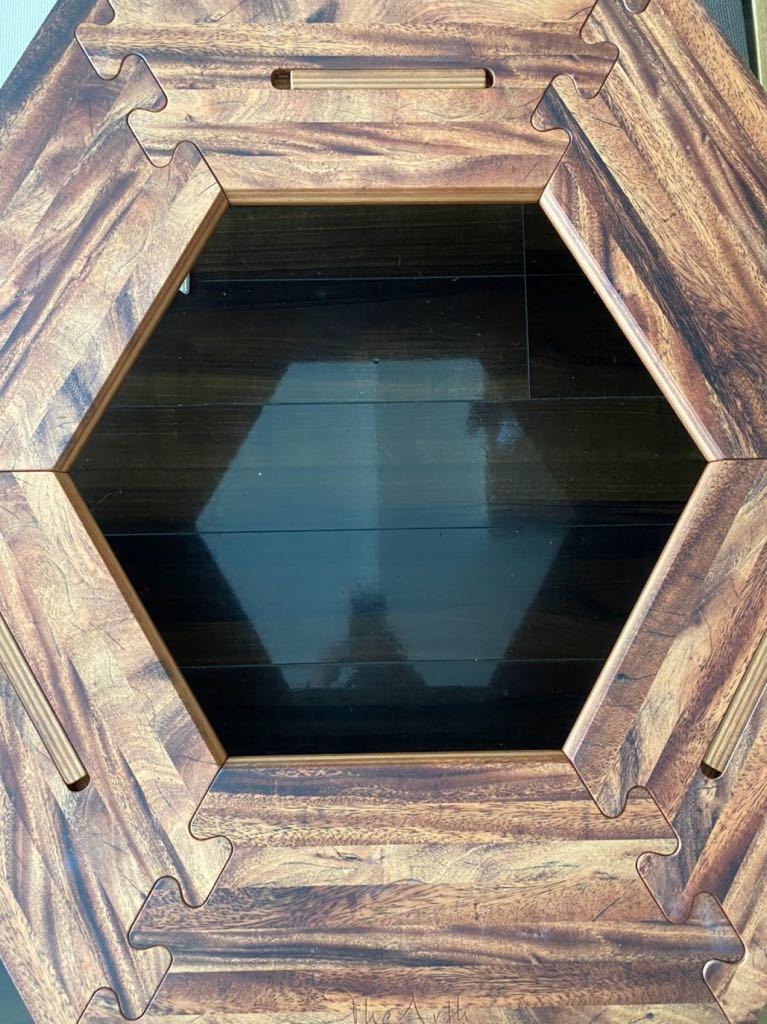 The Arth クル次郎 ざぁーす ヘキサテーブル ウォールナット 六角 The