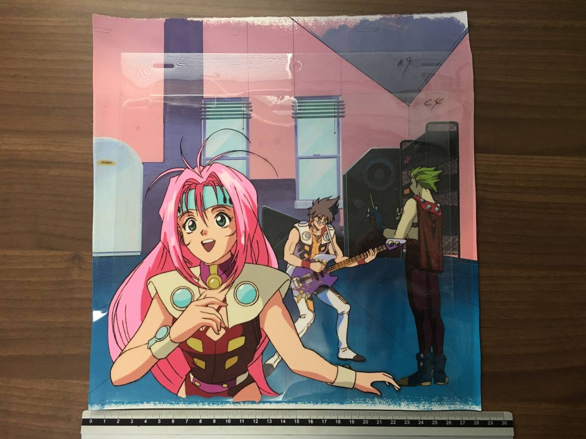 マクロス7 熱気バサラ ミレーヌ セル画 原画 グババ マクロス7 熱気