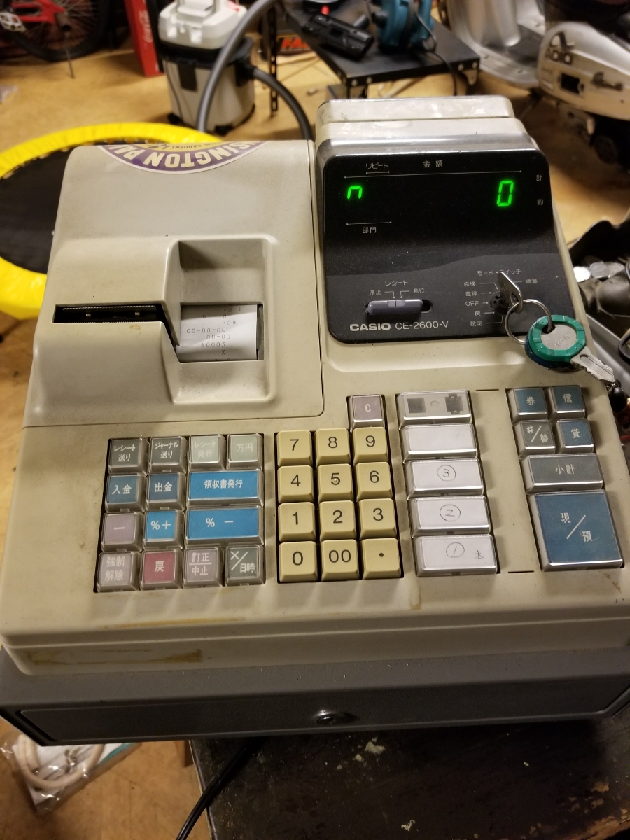 CASIO CE-2600-V レジスター 【公式通販】