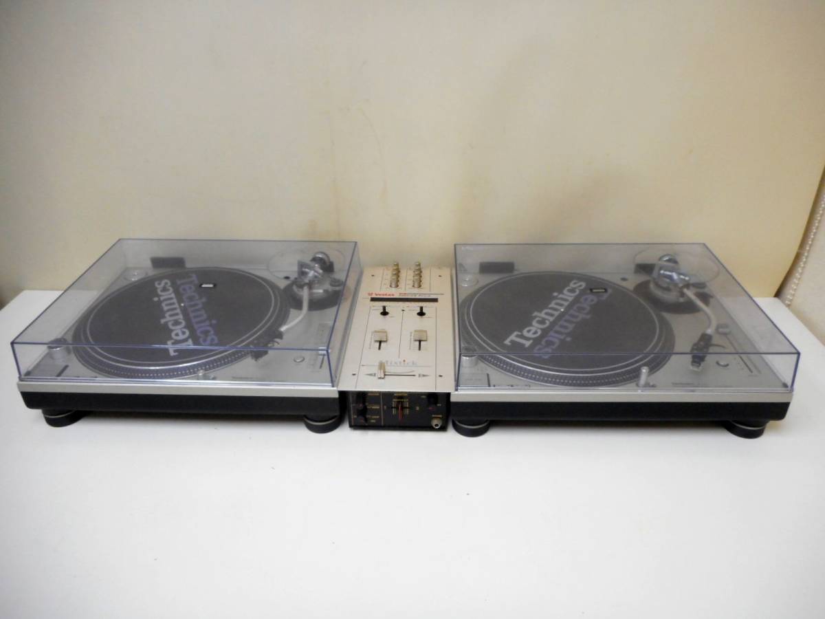 ヒコットTechnics ターンテーブル 2台とミキサーセット ヒコット