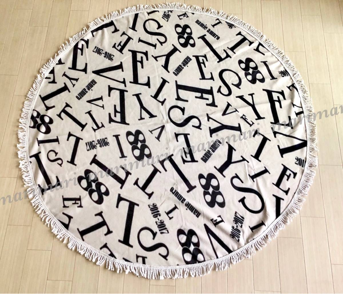 安室奈美恵 ビーチセット ラウンドビーチタオル 88 Tシャツ 安室奈美恵