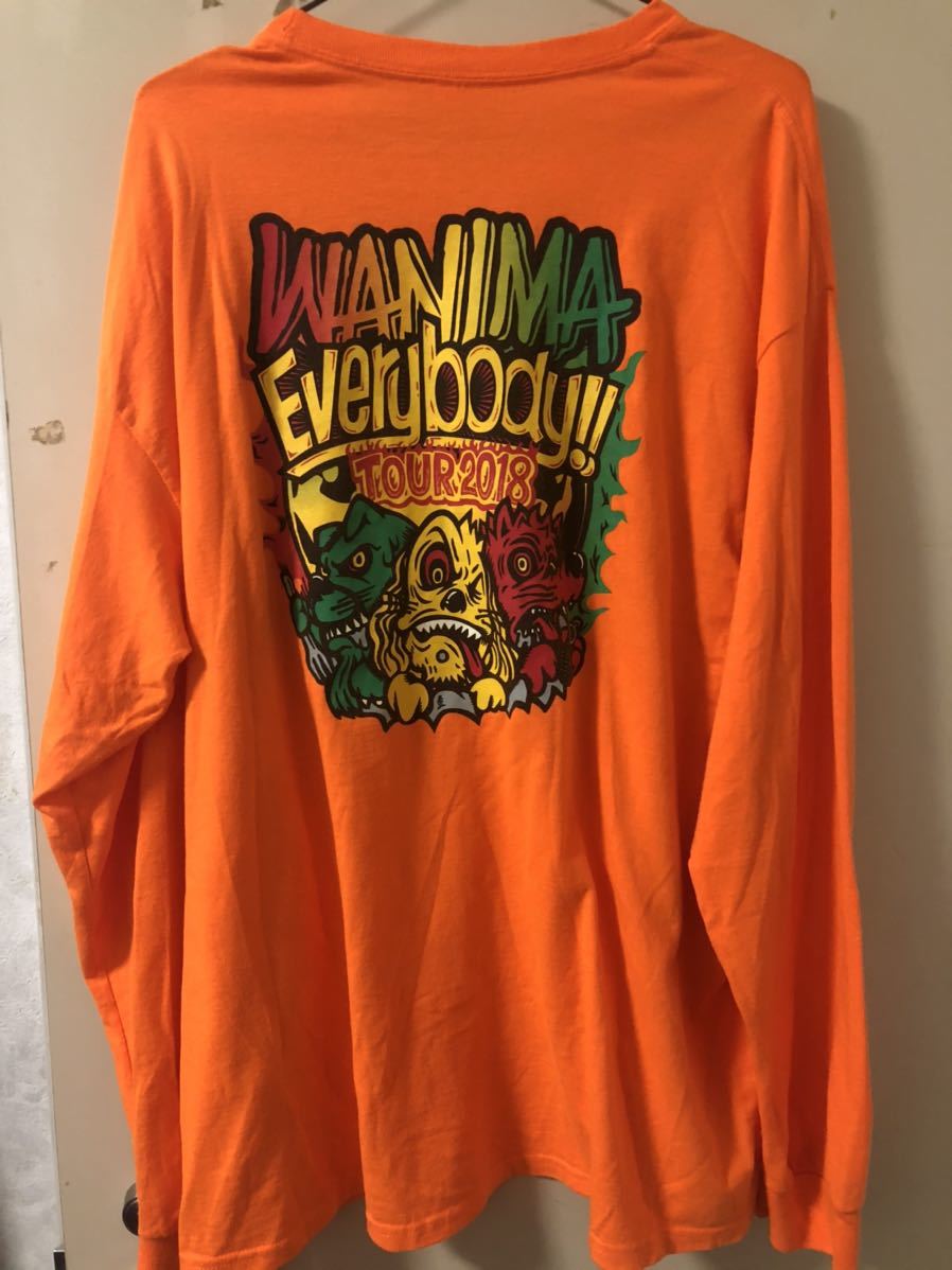 WANIMA フットボールシャツ ブラック サイズS/M WANIMA フットボール