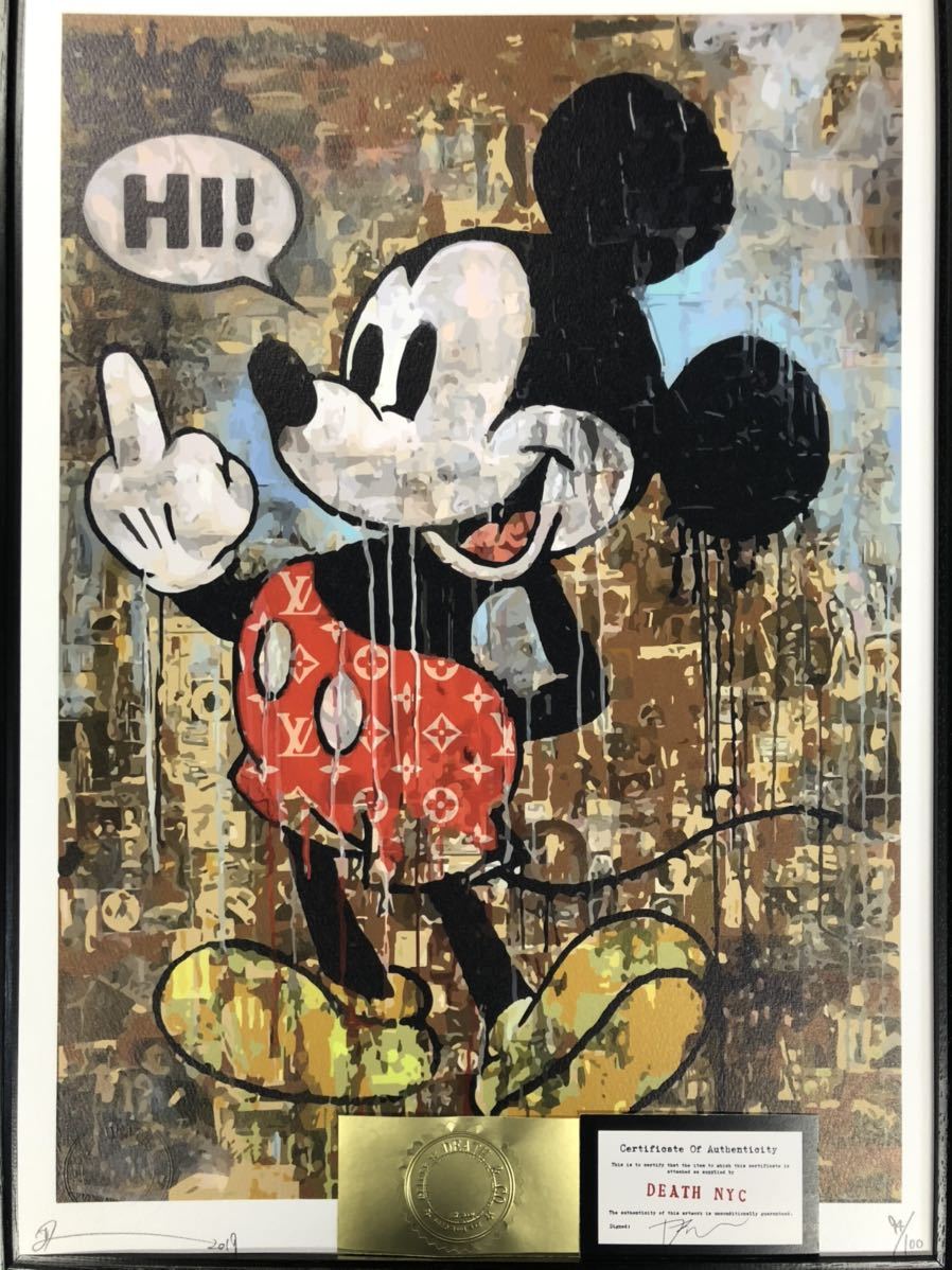 売約済！DEATHNYC 世界限定100枚 ヴィトン ミッキーマウス 売約済
