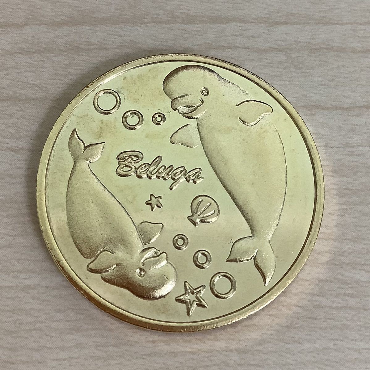 八景島シーパラダイス☆ジンベエザメ☆記念メダル☆茶平工業 八景島