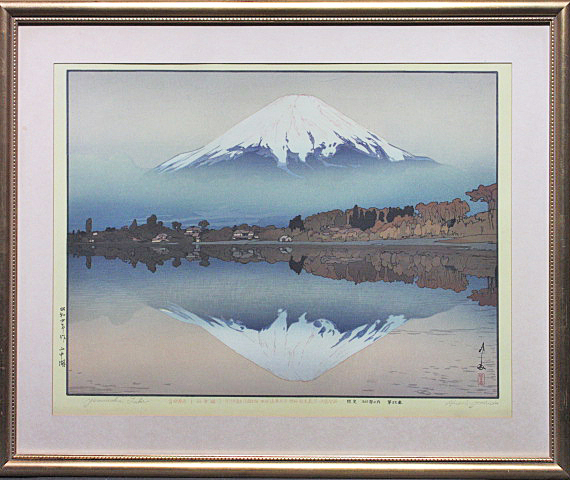 最終価格】シルクスクリーン版画 志村博 アート イギリス 風景 木 青