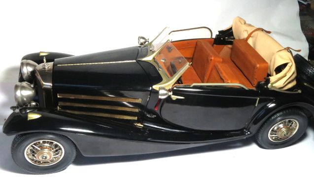 自動車模型 メルセデス・ベンツ 500k-Ak ミニカー ポケール1/8