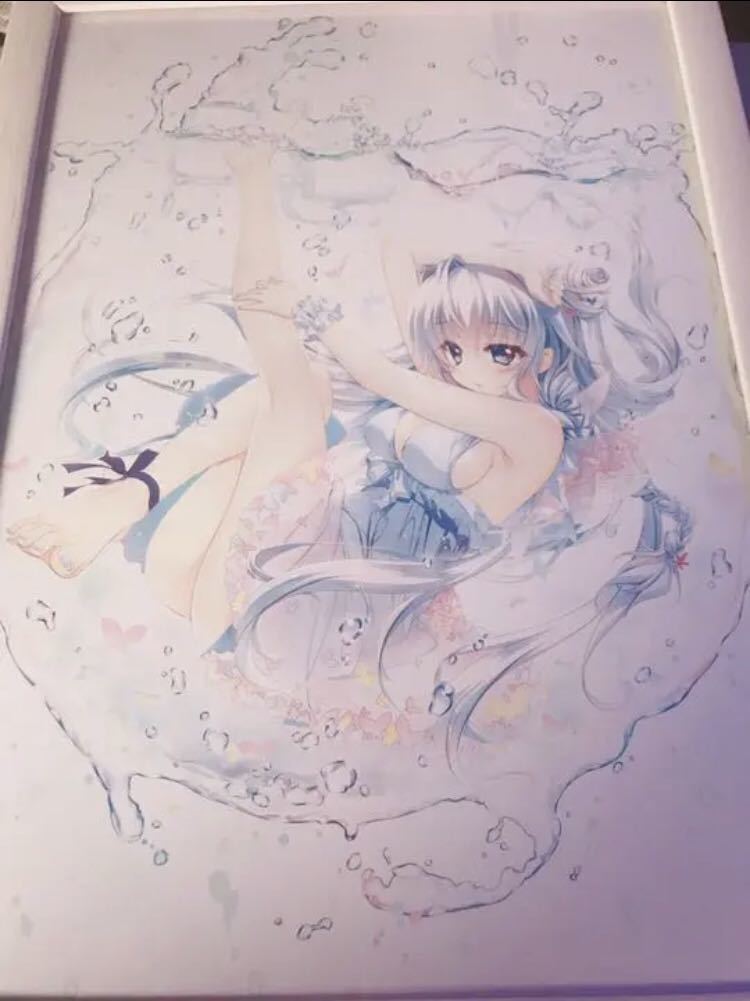 複製原画 和泉つばす 和泉つばす先生が雪菓10周年で描き下ろしてくれた
