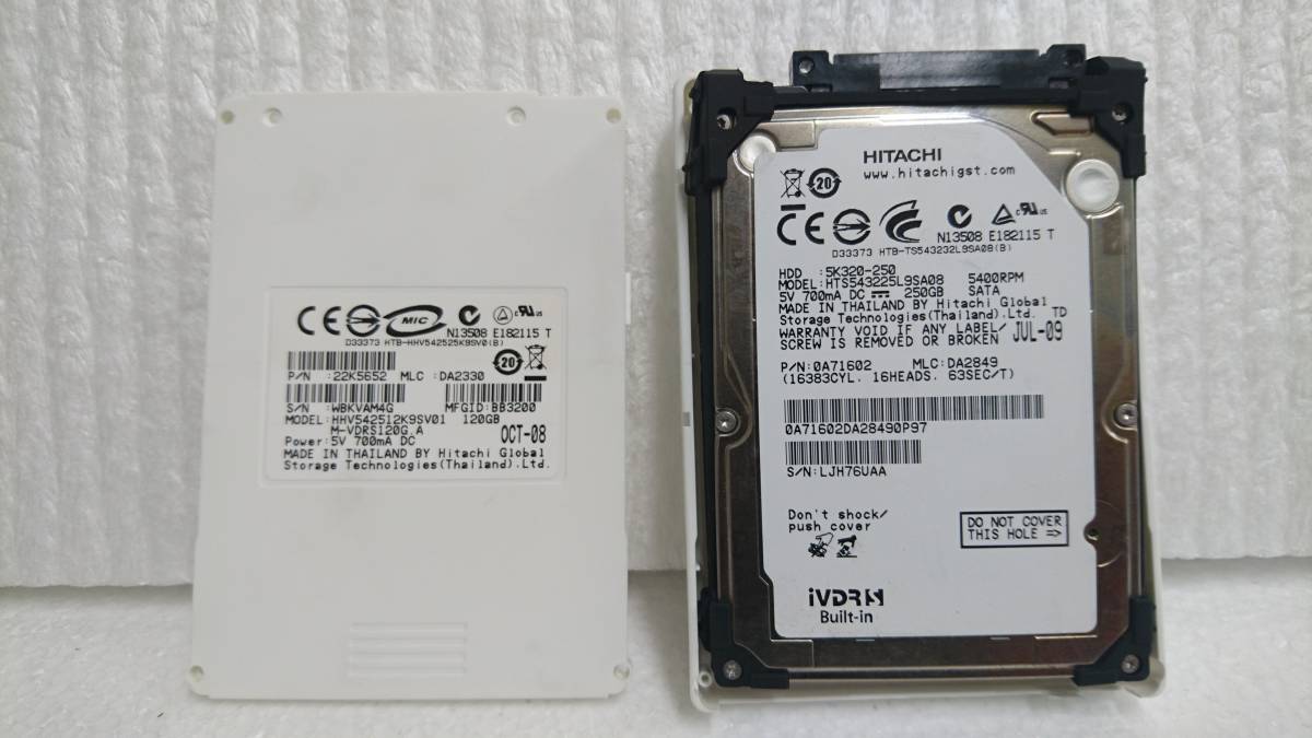 iVDRS カセットHDD 1TB 日立 日立 HITACHI iVDR-S カセットHDD 1.0TB