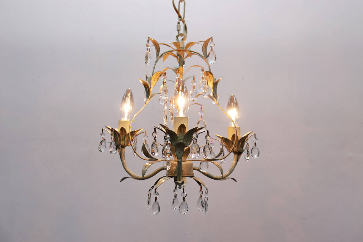 ローラアシュレイ シャンデリア 1灯 シャビーシック ローラアシュレイ