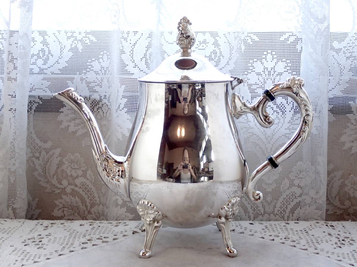 Cooper Bros】 ビクトリアン ティーセット 4点【シルバープレート