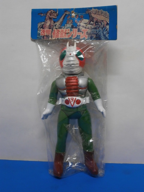 全長約23cm 大変希少なデカい 無版権 仮面ライダー 当時物 70年代 パチ