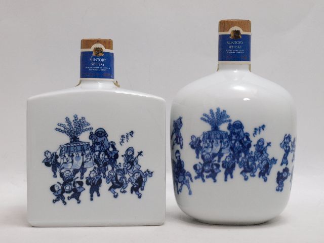 Suntory Whisky ふくおか'82記念陶器ボトル