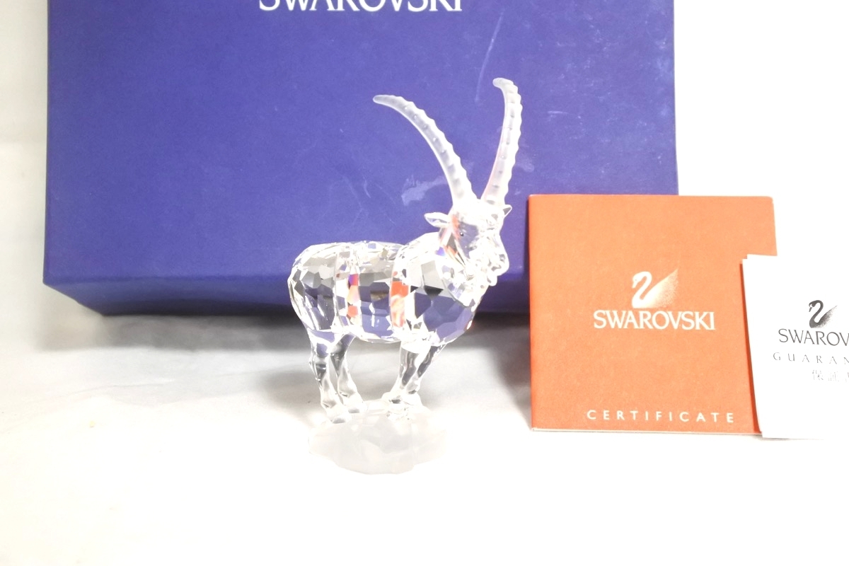廃盤品！スワロフスキー ☆スワロフスキー 置物 山ヤギ ⑦ フィギュ