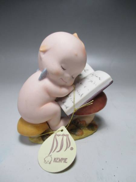 加藤工芸 ローズオニールキューピー 陶器 置物 5点セット