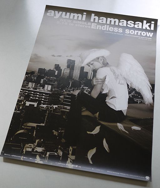 美品】 浜崎あゆみ B2 ポスター Endless sorrow