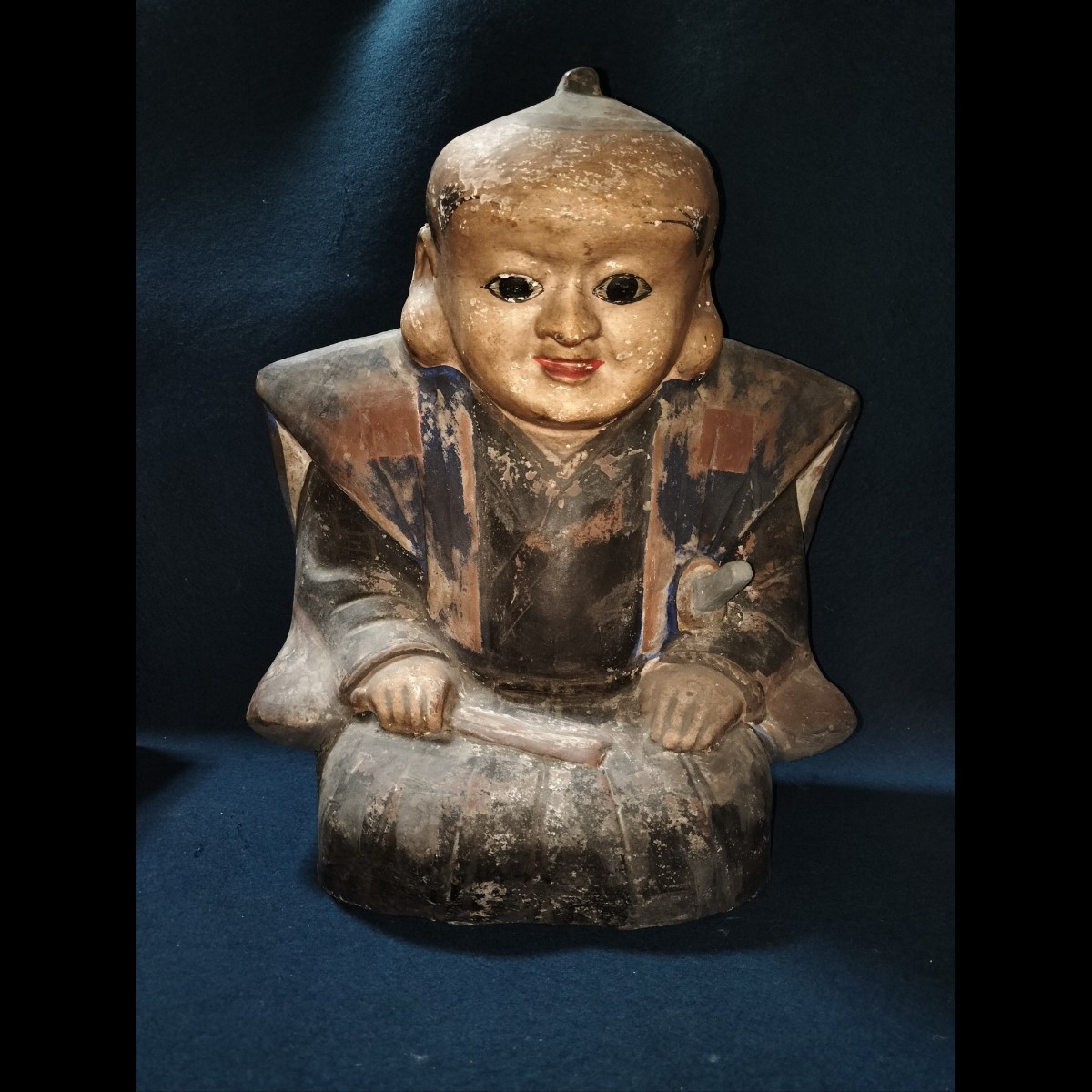 福助人形 フクスケ人形 福助 土人形 江戸時代 骨董 アンティーク 民芸