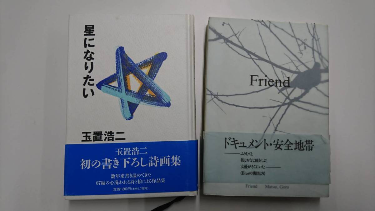 星になりたい : 玉置浩二詩画集 初版本 希少品 星になりたい : 玉置浩二