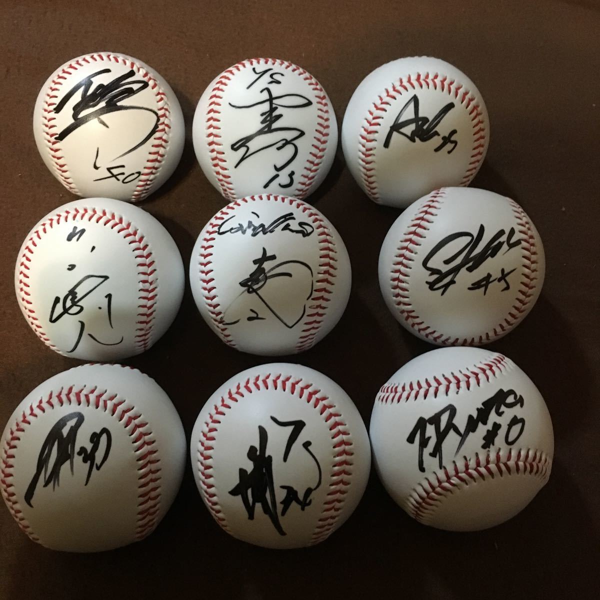 ヤクルト 直筆サイン 新品】ヤクルトスワローズ直筆サインボールセット