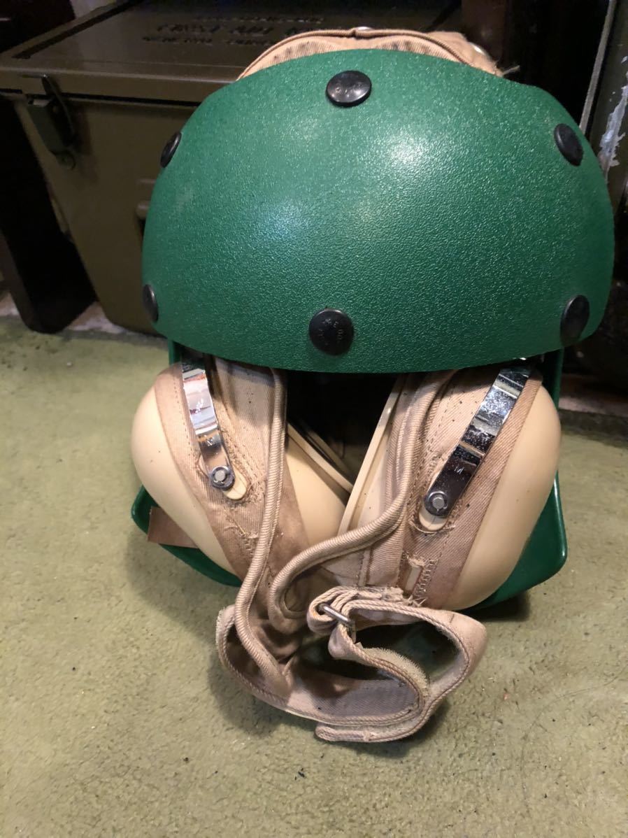 米軍 デッキクルーヘルメット FLIGHT DECK グリーン ミリタリー ・2
