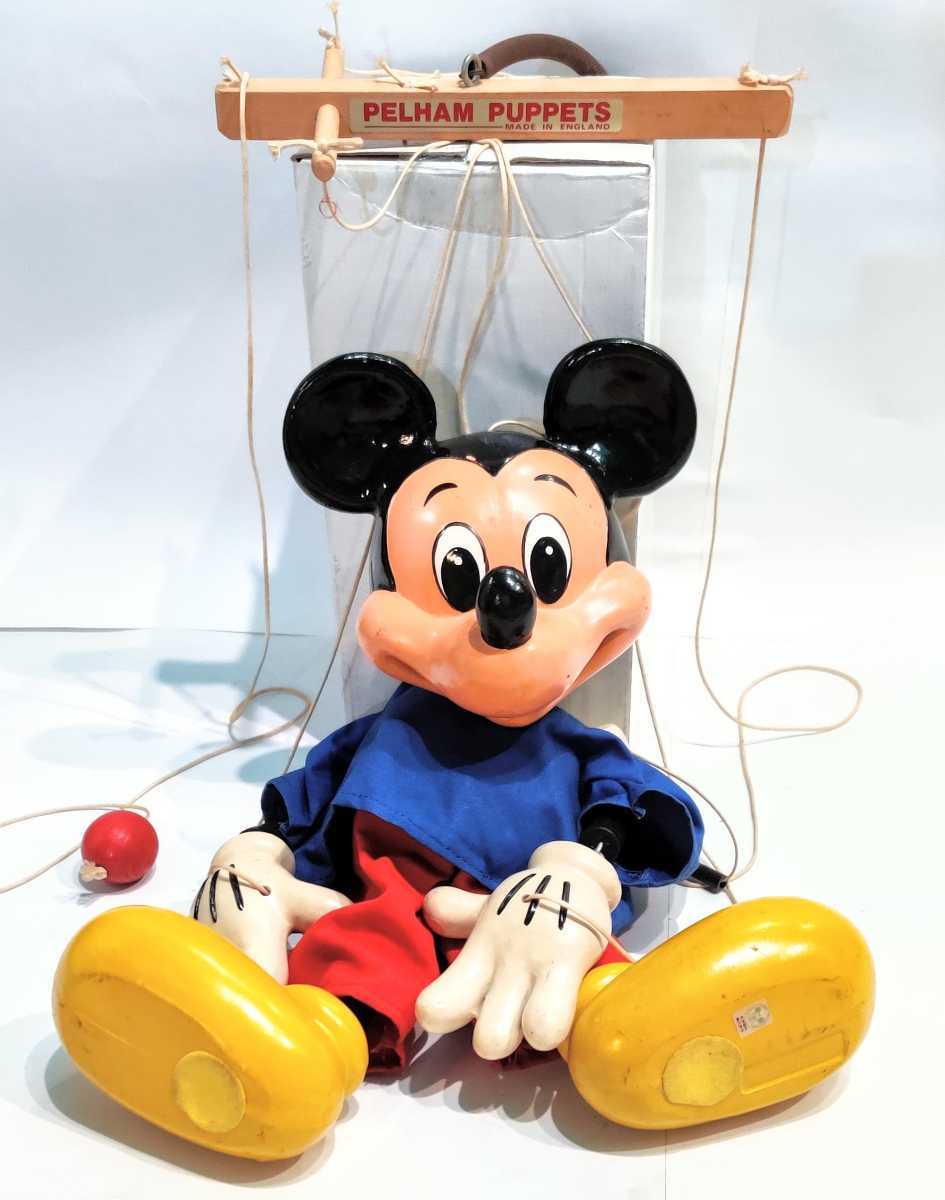 貴重！ レトロ！ ミッキーマウス 操り人形 ディズニー イギリス製