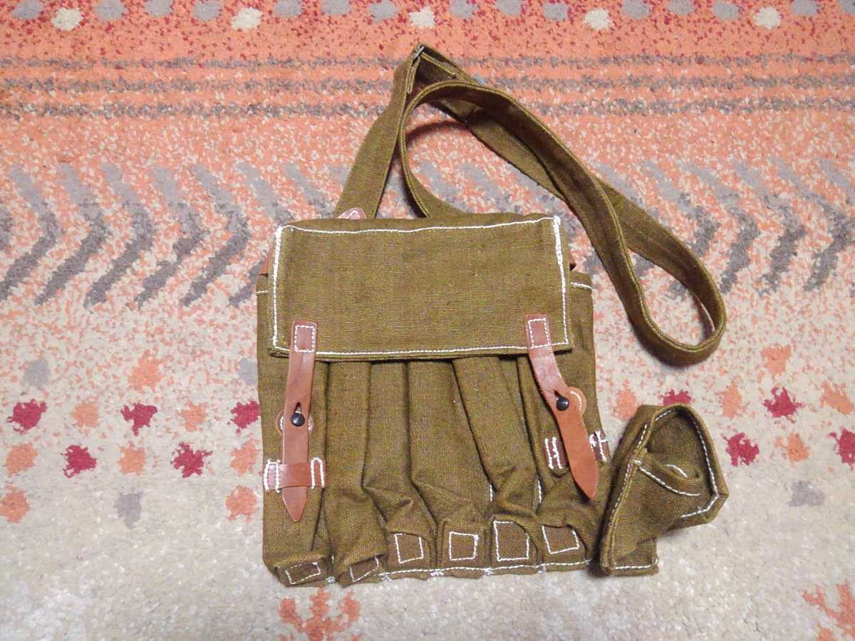 ww2 ドイツ軍MP40 マグポーチ 左右セット ☆ 【2024.04.08】ドイツ軍