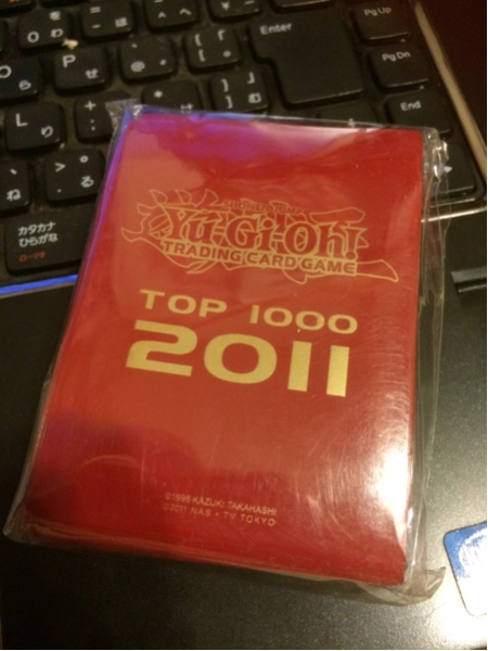 遊戯王WCQ 2011スリーブ 赤 未開封 遊戯王 wcq wcs 2011 竜の紋章 赤