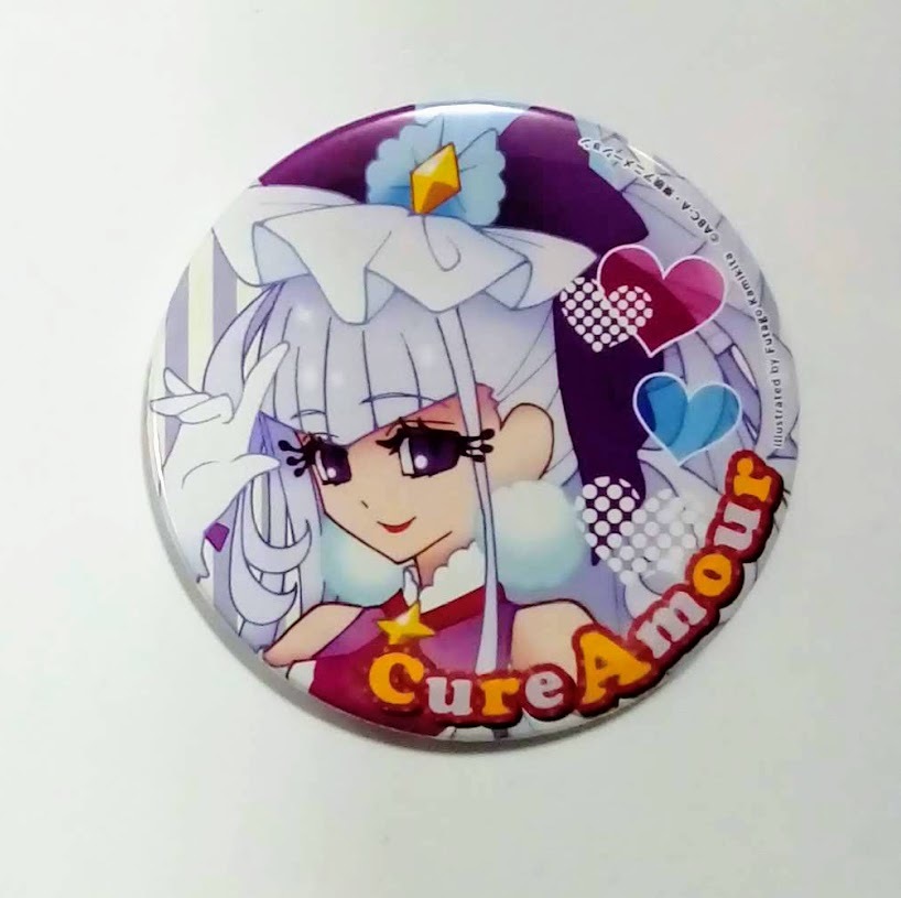 プリキュア展 キュアアムール 缶バッジ ルールー・アムール プリキュア