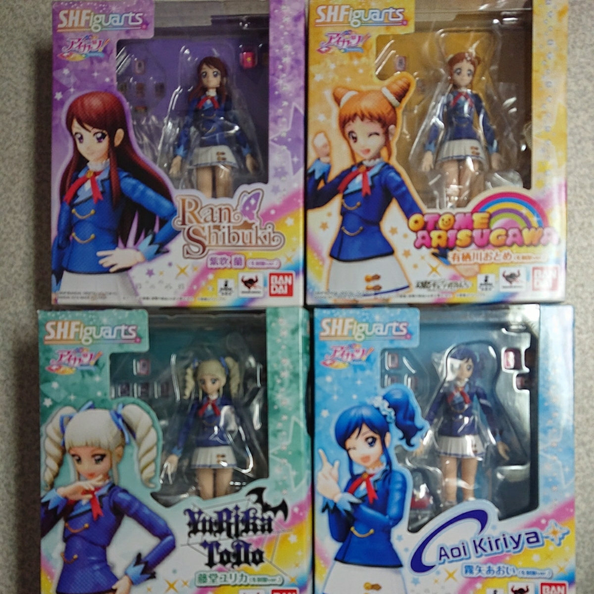 アイカツカード キャンペーン 星宮いちご 霧矢あおい 紫吹蘭 有栖川