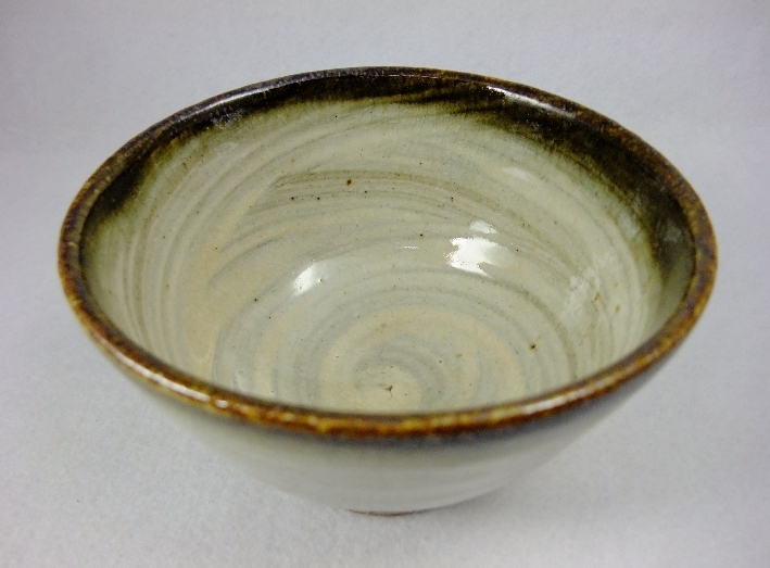 武内晴二郎 花瓶 呉須釉 河井寛次郎 森山窯 民藝 沖塩明樹 武内晴二郎