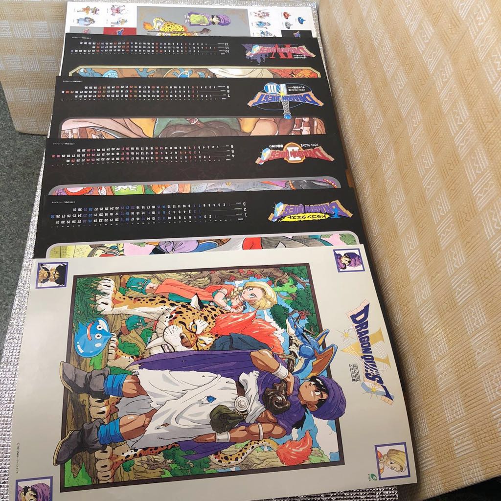 ドラゴンクエスト 1~5 ポスター カレンダー A2サイズ ドラゴンクエスト