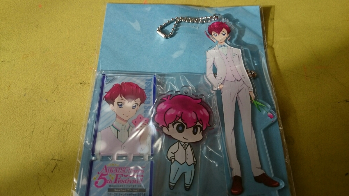 アイカツ アクリルバッジスタンド 瀬名翼 アイカツ 5周年 フェス 記念