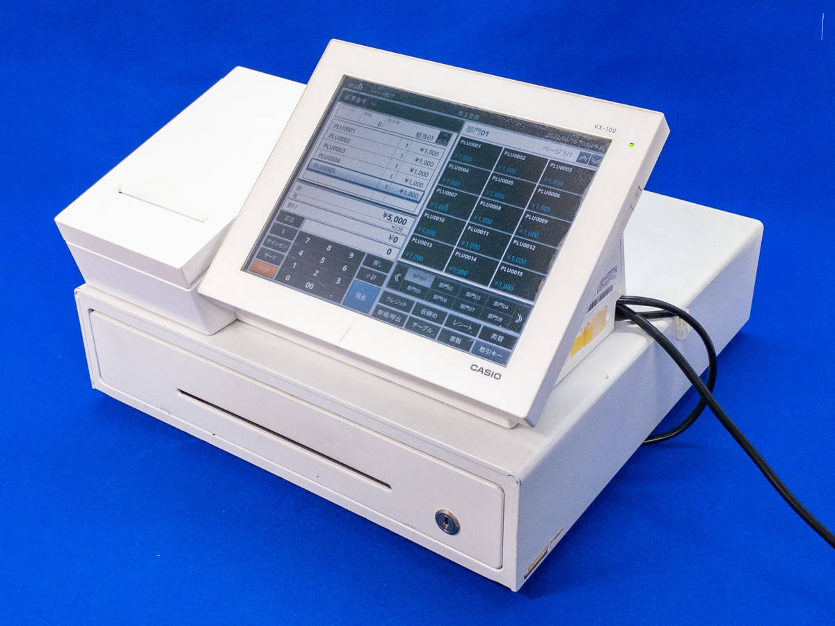 ✨お値下げしました✨ CASIO VX-100 レジ機 カシオレジスター VX-100 最上