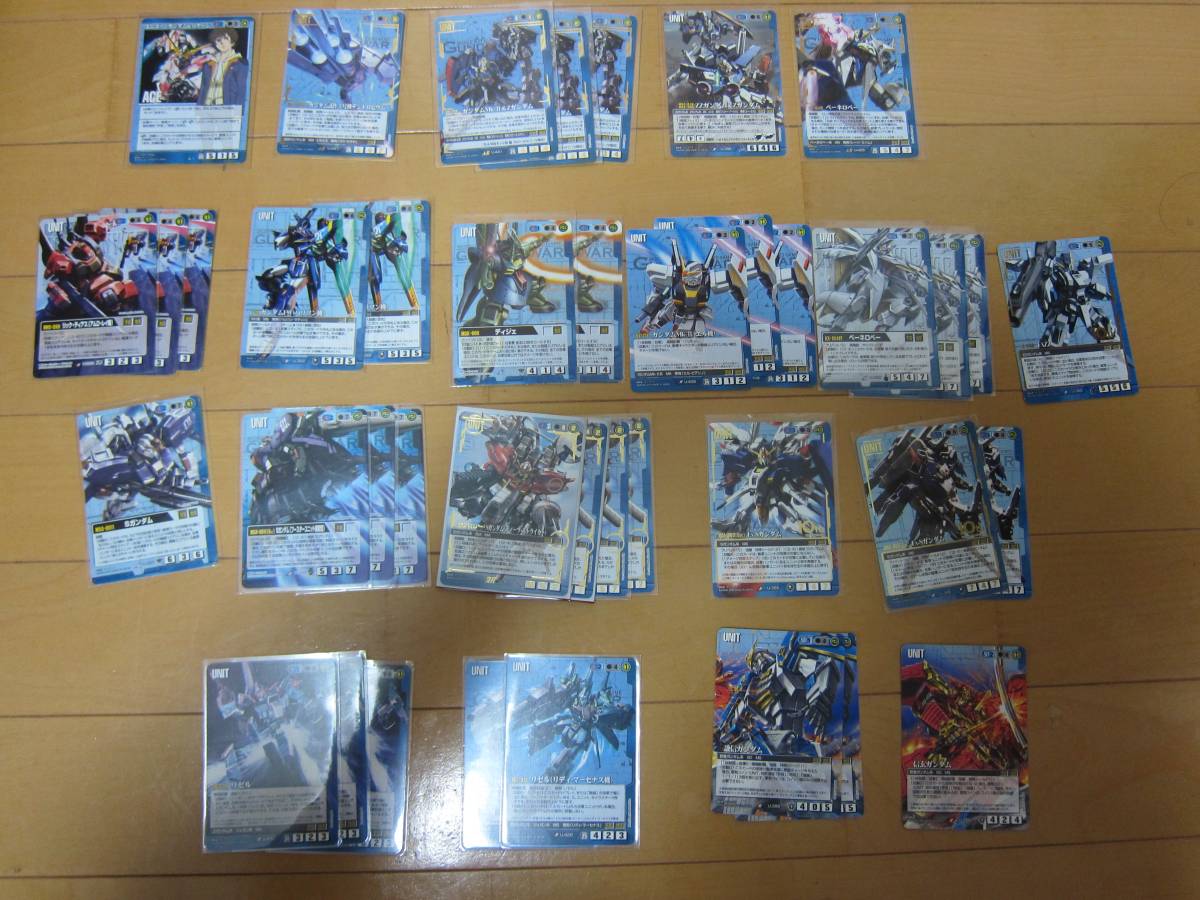 ガンダムウォー 青 ユニコーン デッキ パーツセット ガンダムウォー