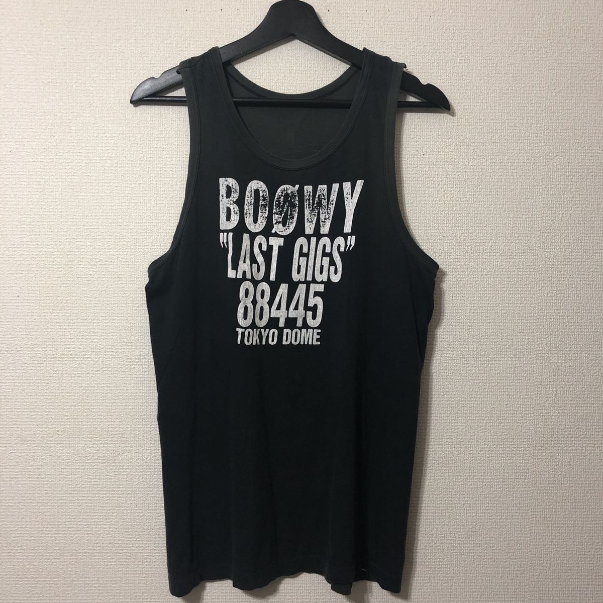 BOOWY LAST GIGS タンクトップ ブラック 当時物 BOOWY boowy LASTGIGS