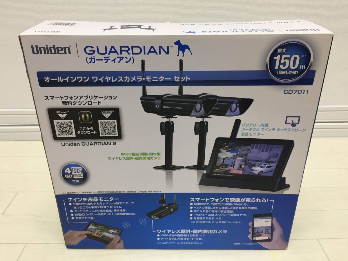 未使用品UNIDEN ユニデン GUARDIAN ガーディアン GD7011 - 防犯