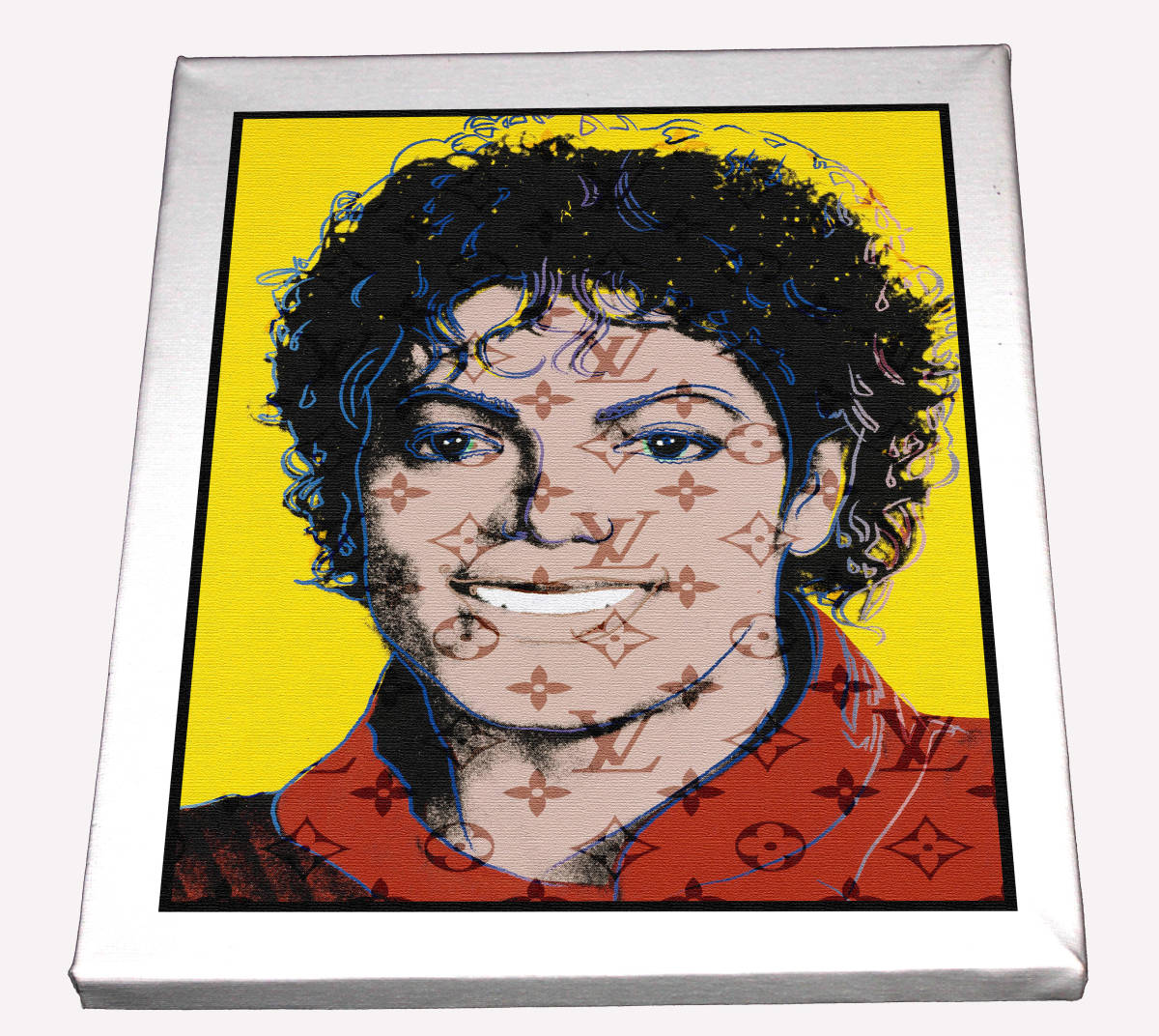 Andy Warhol / アンディウォーホルLVPOP キャンバスサイン入り Andy