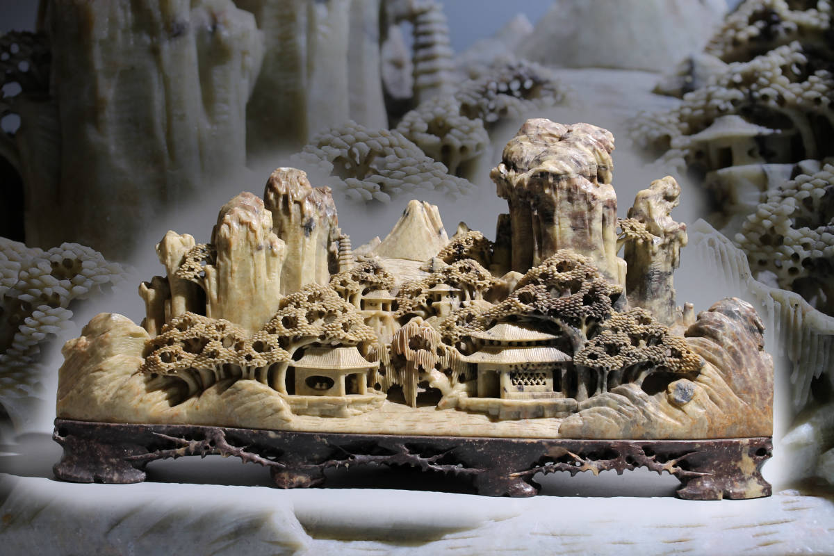 聚寶齋*寿山石*石香印章】細工彫刻 篆刻印章 中国古美術 高品質 時代物