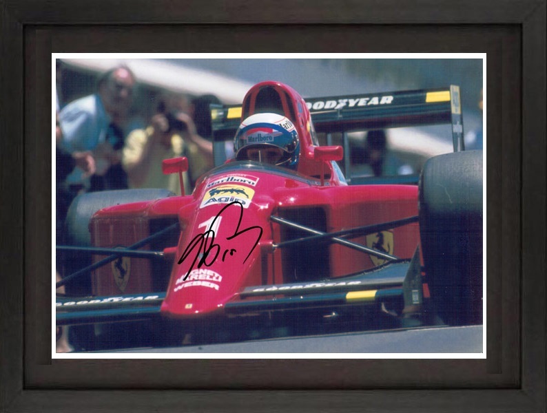 ウィリアムズ ルノー F1 アラン・プロスト 直筆サイン入り リトグラフ