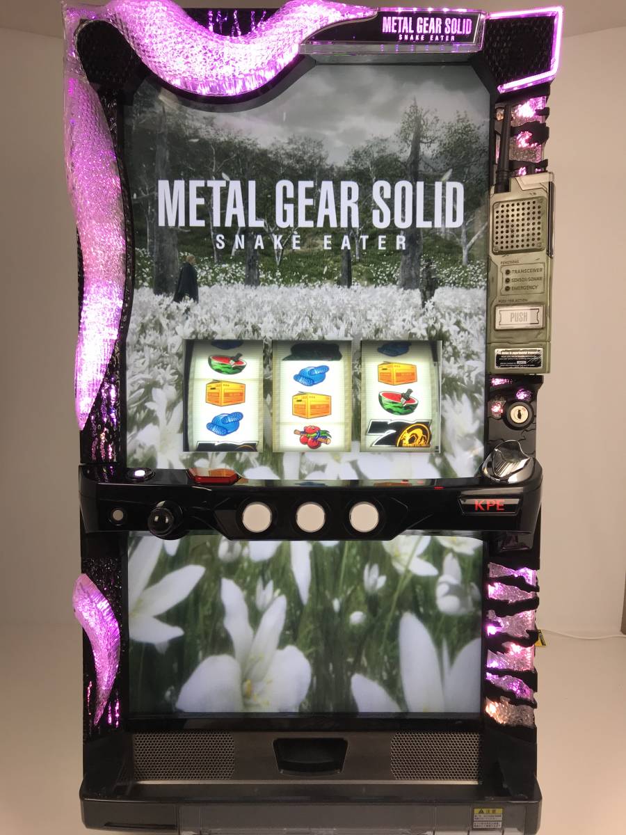 パチスロ実機 メタルギアソリッド 不要機付