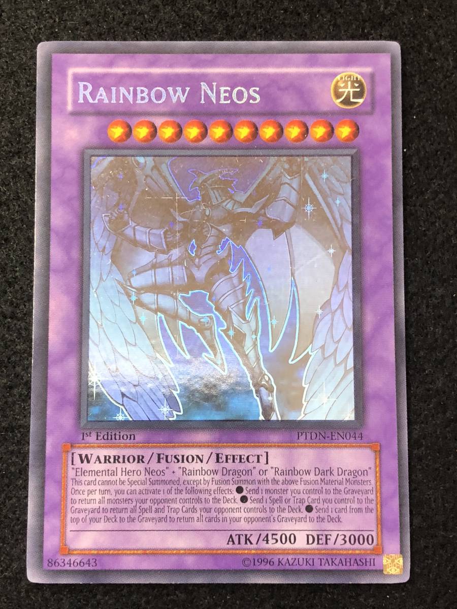 英語版 レインボー・ネオス PTDN-EN044 1st ゴーストレア 遊戯王