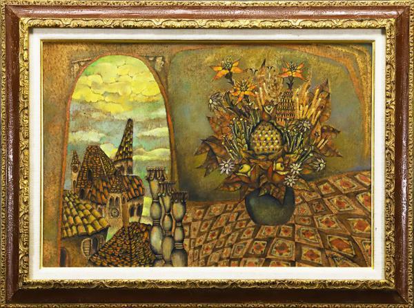 吉田正雄先生の油絵、アンティーク