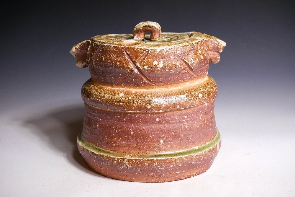 信楽焼 掛花入 井村侊生 #3411 信楽焼 掛花入 井村侊生 #3411