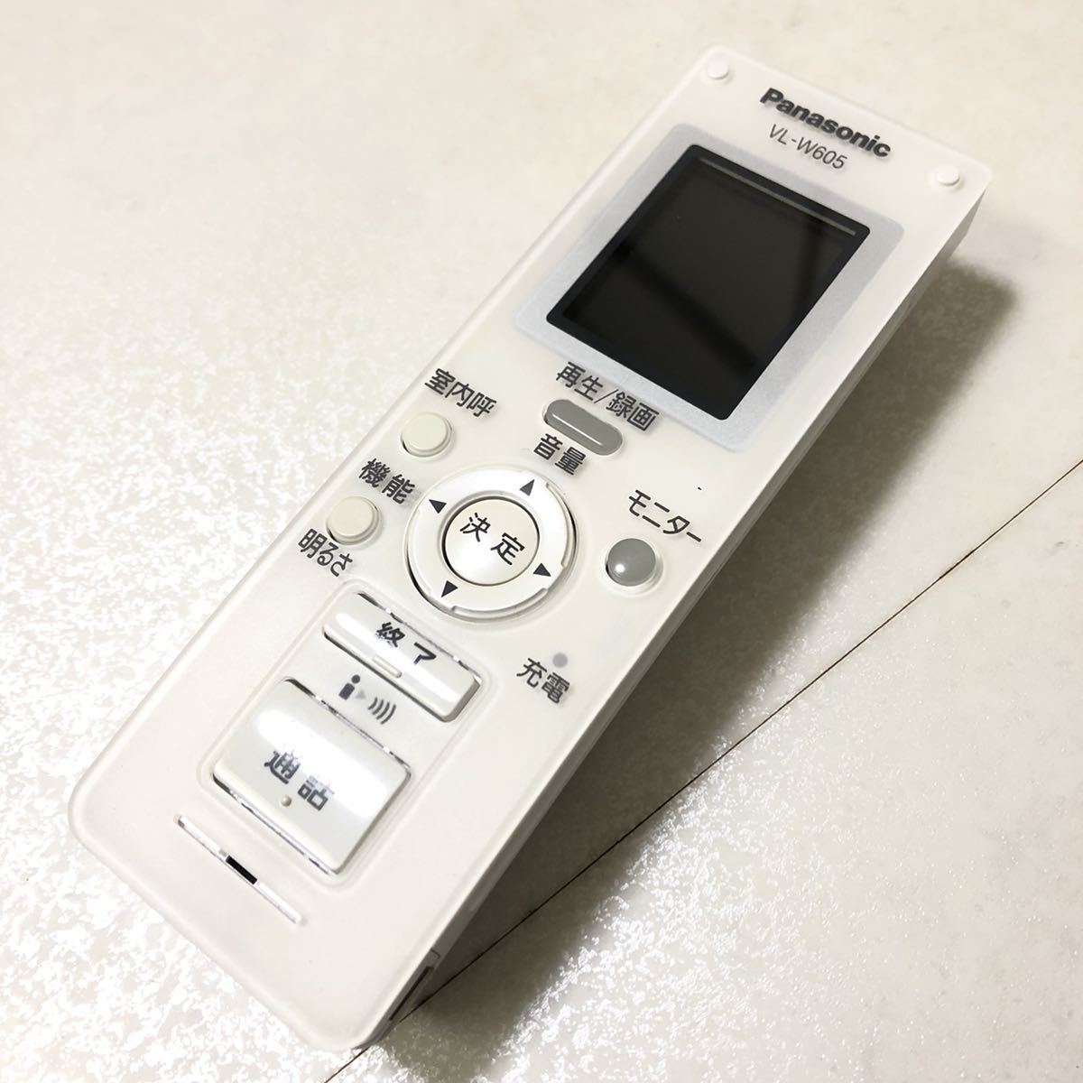 Panasonic VL-W605 リモコン ホワイト