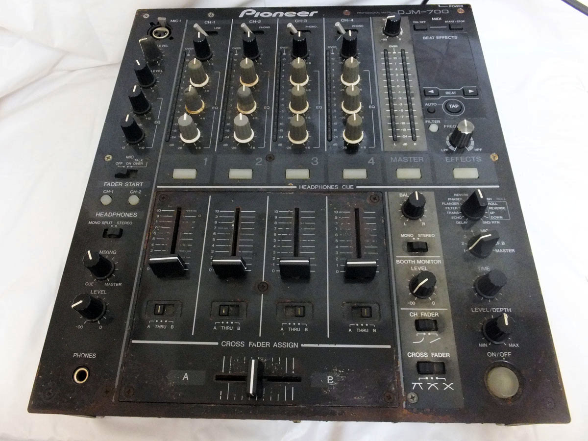 pioneer dj パイオニア DJM-400 縦フェーダーオーバーホール pioneer