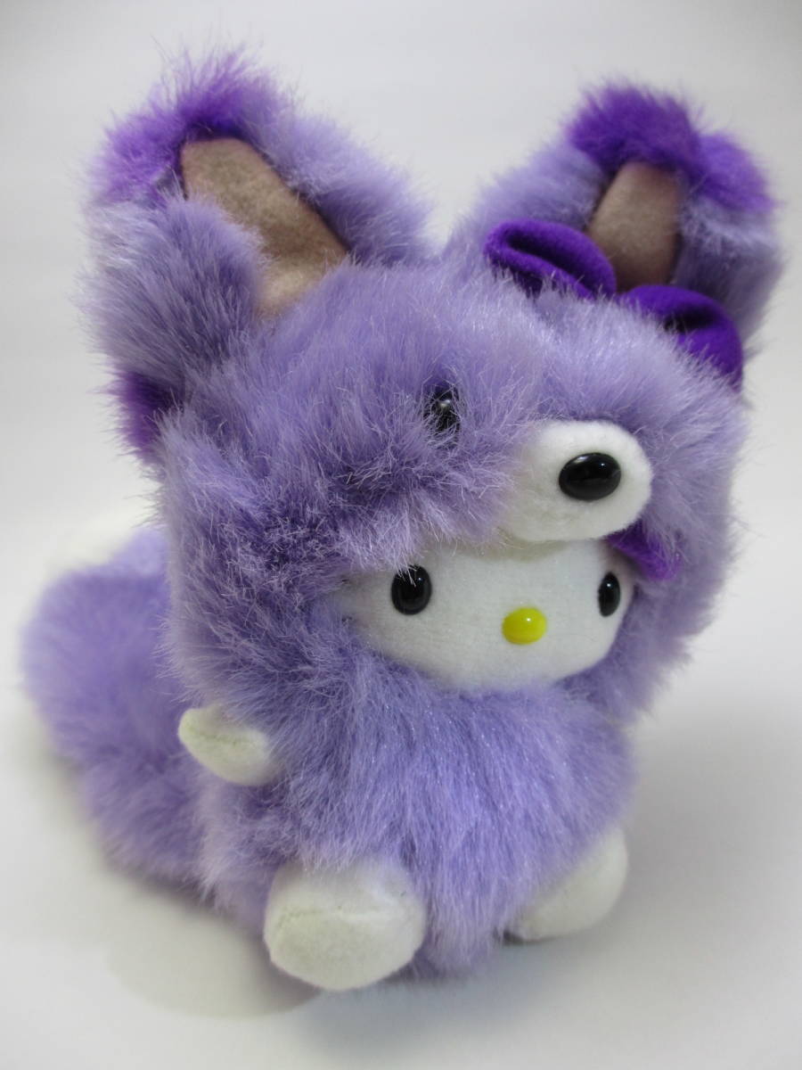 北海道限定ハローキティラベンダーキツネマスコットしっぽ