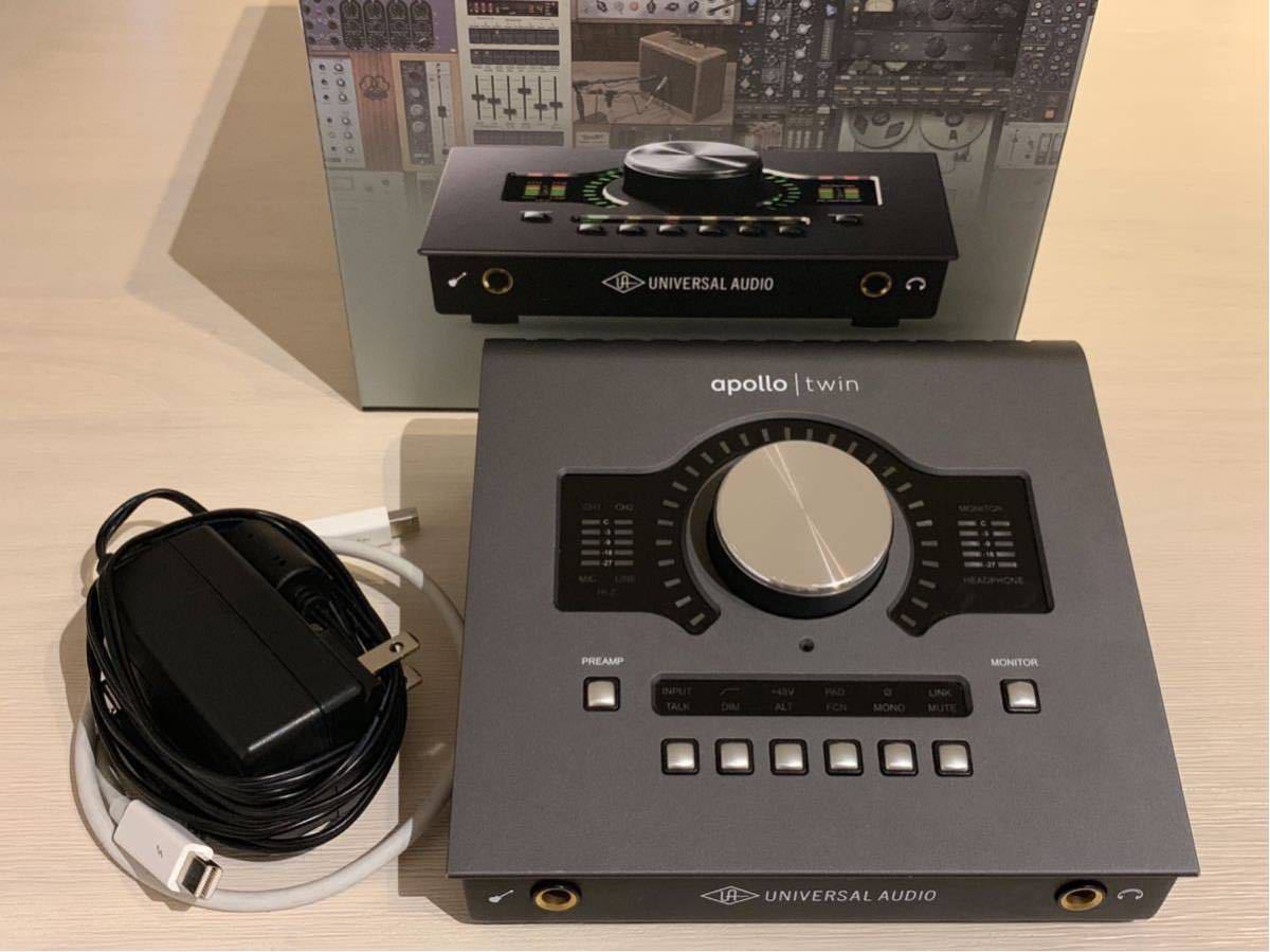 UAD Apollo Twin mk2 DUO TB3変換ケーブル付き Universal Audio Apollo